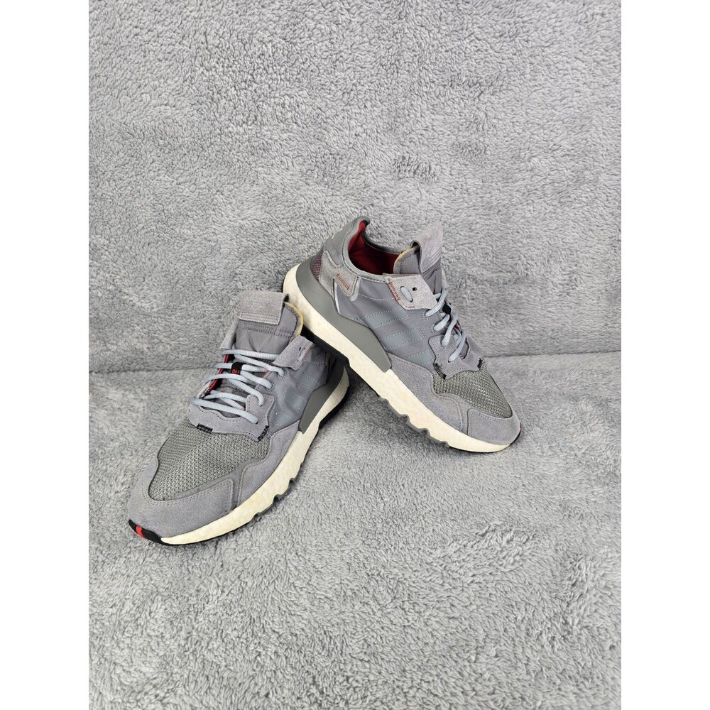 Adidas Nite Jogger BOOST 3M Reflective Gray Running EE5869 Size 8.5 Men’s